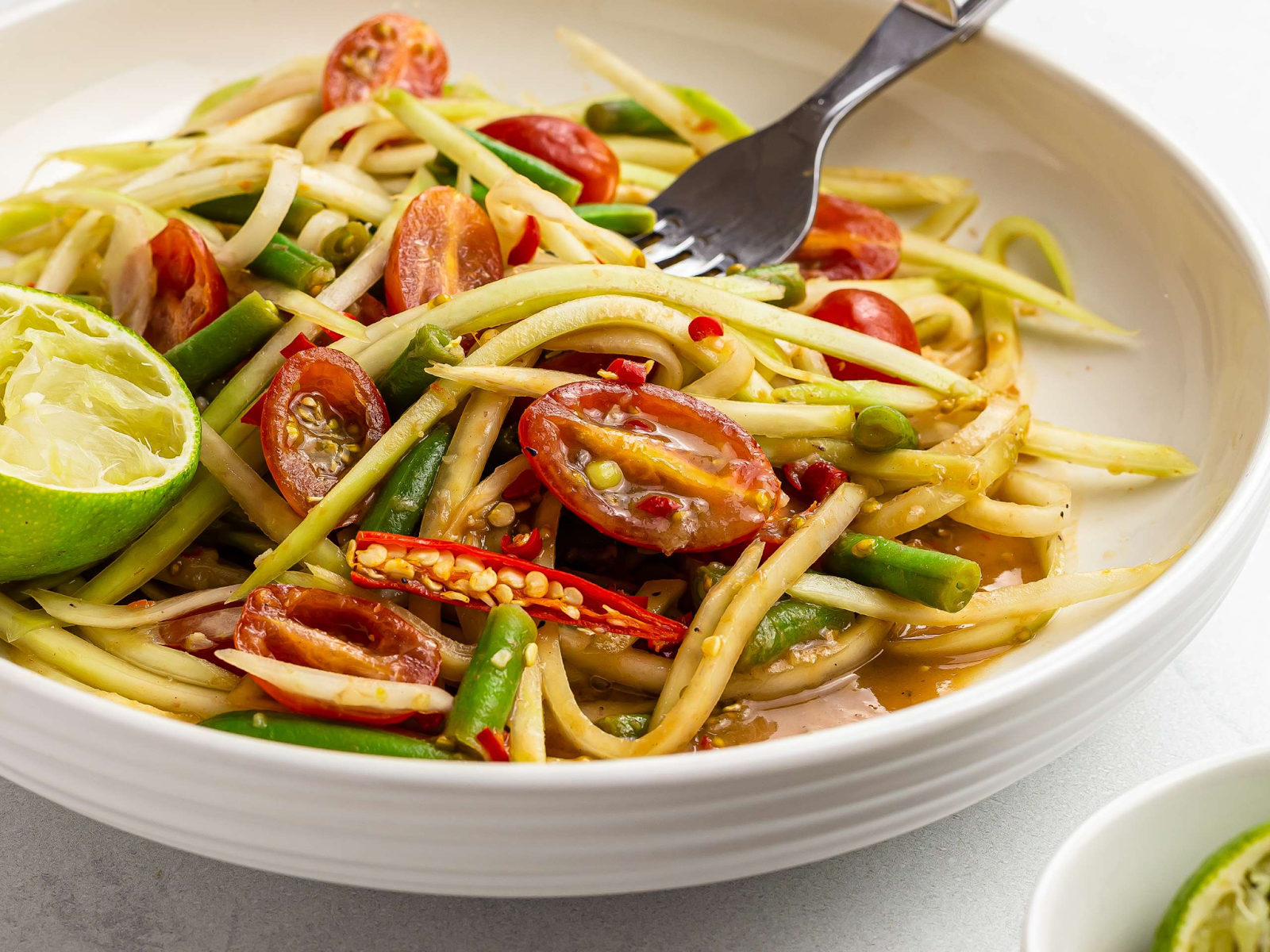 laos green papaya salad