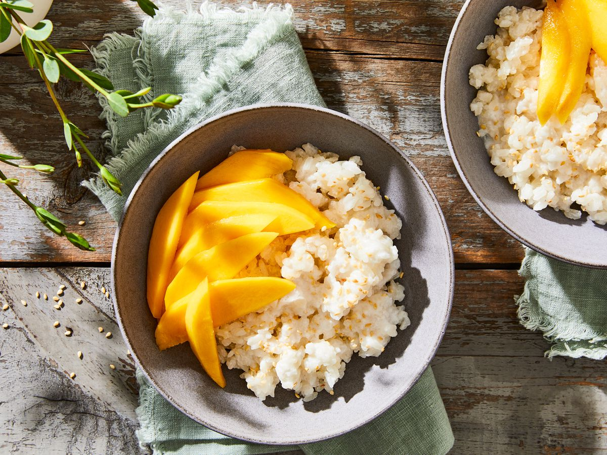 laos mango sticky rice