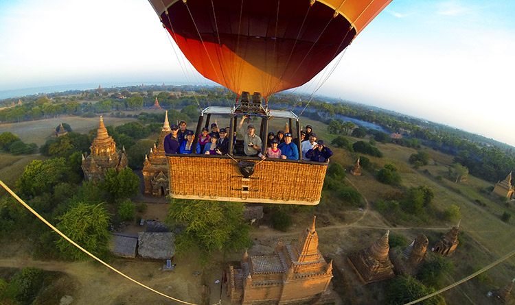 Balloons over bagan holidays myanmar