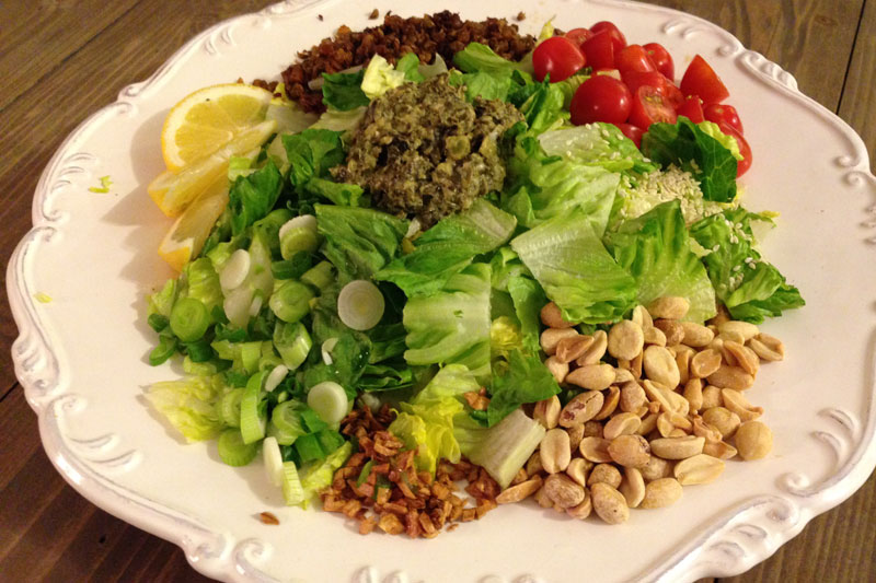 Tea leaf salad Myanmar travel