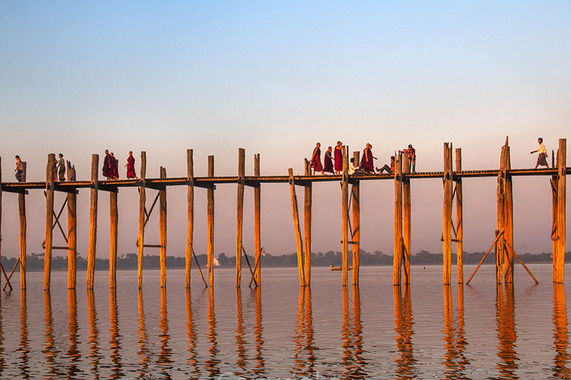 Holidays in Myanmar - Ubein Bridge