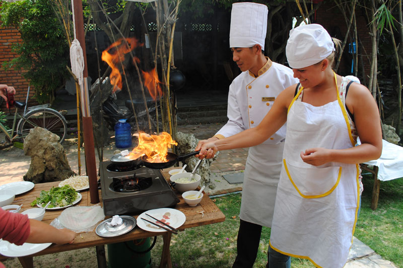 Cooking in Hoi An, Vietnam