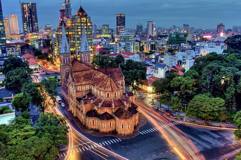 Notre- Dame in Ho Chi Minh City, Vietnam