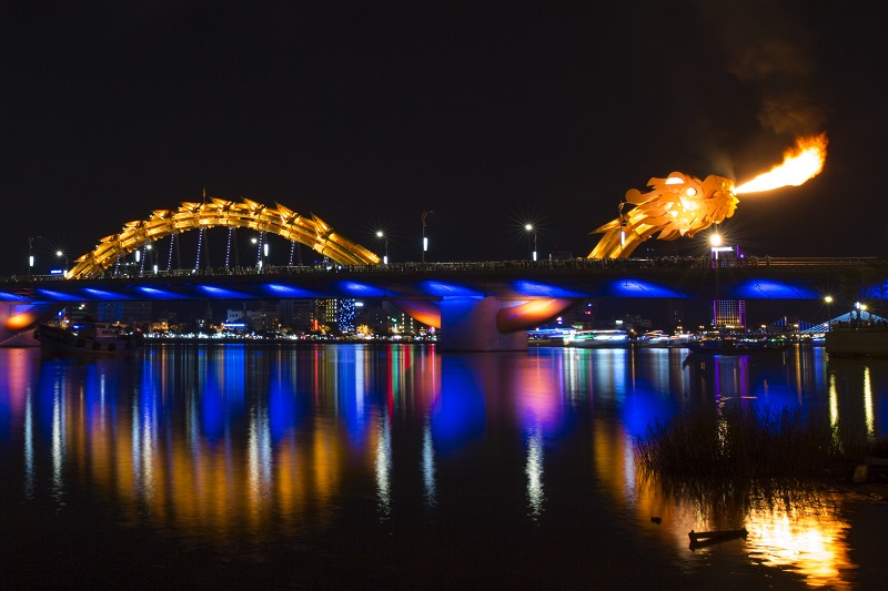 Dragon bridge in Da Nang