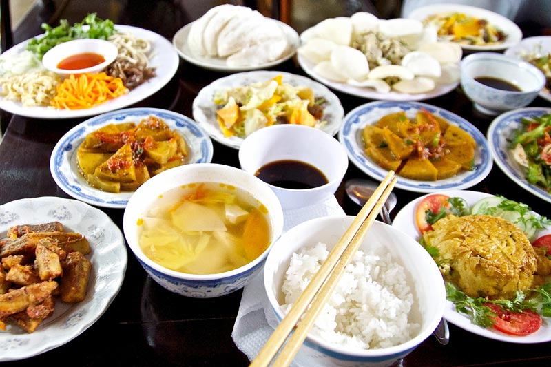 Hue Vegetarian Food Vietnam tour packages