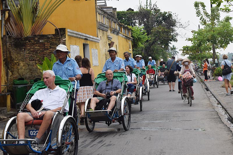 Cyclo in Hoi An Cyclo in Hoi An Vietnam Custom Tour
