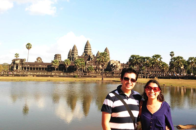 Nadova Tours's guests visit Angkor Wat Angkor Wat - Cambodia Tours