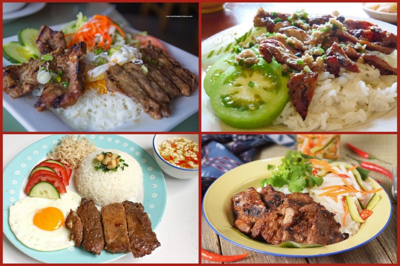 Bai Sach Chrouk (Pork Rice) in Cambodia