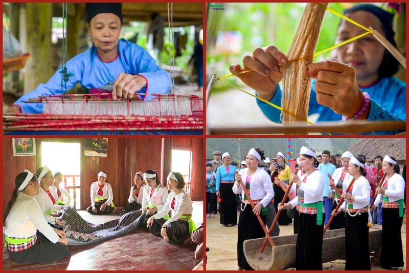 brocade20of20the20muong20people20in20northwest20vietnam Brocade of the Muong people in Northwest Vietnam