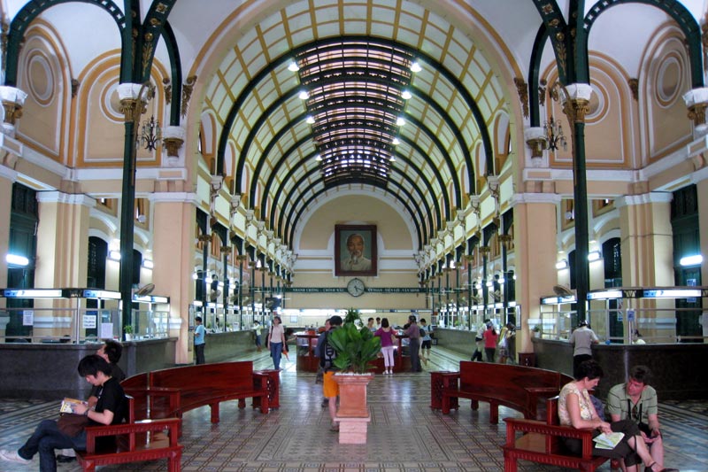 Sai Gon Central Post Office Sai Gon Post Office Vietnam Holidays