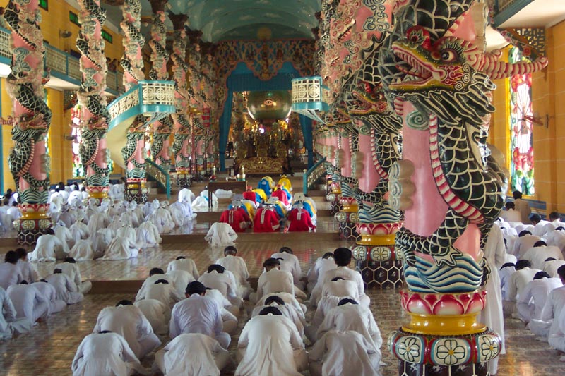 Cao Dai Temple Cao Dai Temple Vietnam Family Holidays
