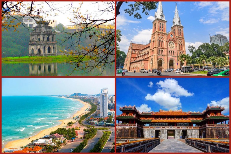 cities20in20vietnam Famous cities in Vietnam