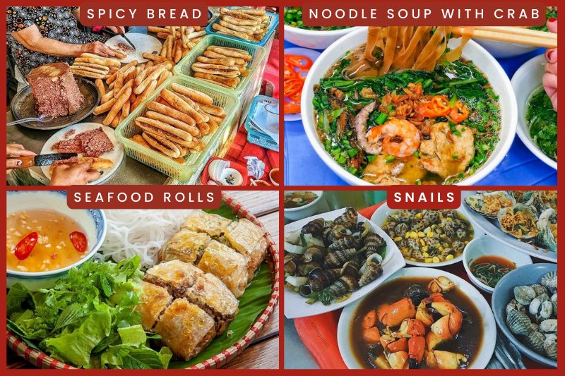 foodtour20hai20phong Food in Haiphong Vietnam