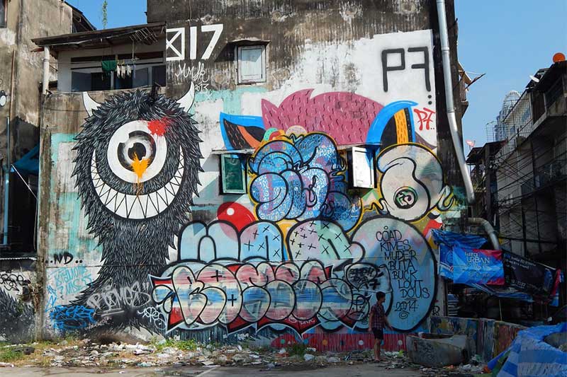 Street Art Trail, Thailand Street Art Trail, Thailand
