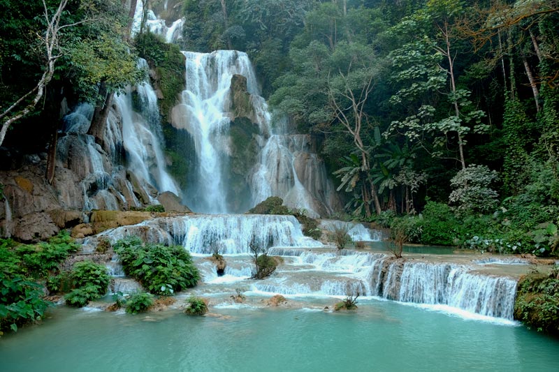 Kuang Si waterfalls Laos Kuang Si waterfalls Laos travel