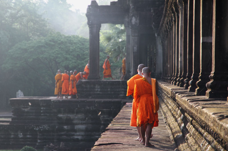 Cambodia monk Monk cambodia travel