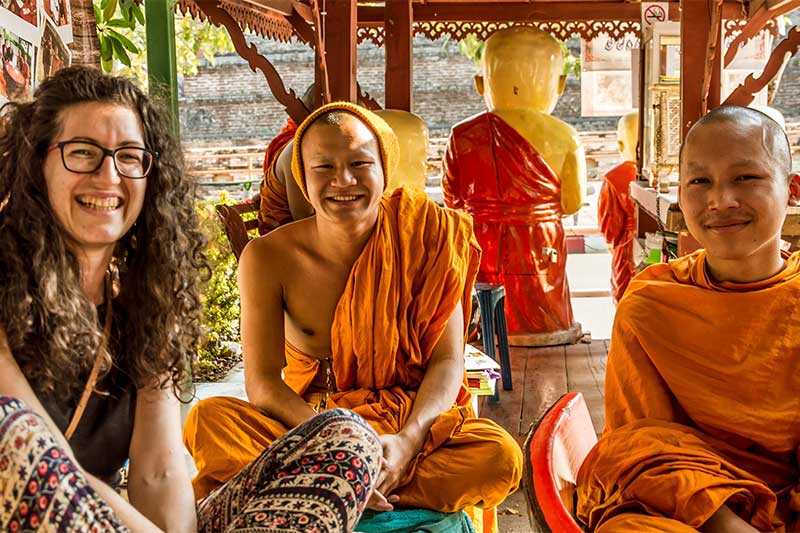 Monk chat in Chiang Mai Monk chat
