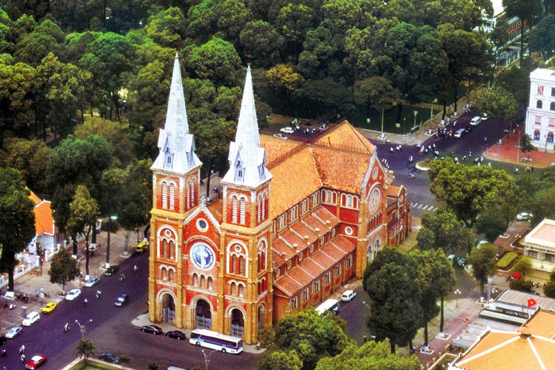 Notre- Dame in Ho Chi Minh City, Vietnam Notre- Dame in Ho Chi Minh City, Vietnam