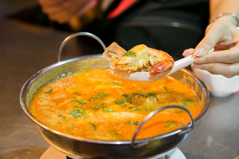 Tom Yum Goong - Bangkok top street dish Tom Yum Goong