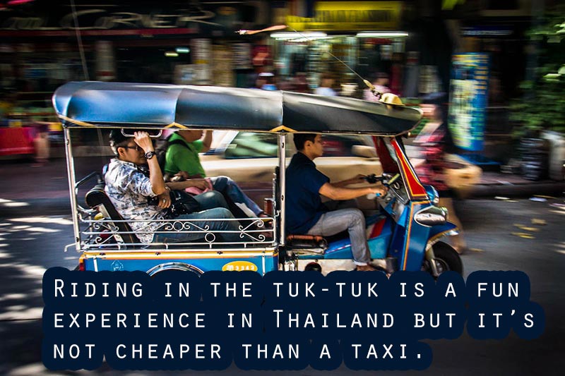 How much money do I need for travelling Thailand Tuk tuk in thailand customized holidays