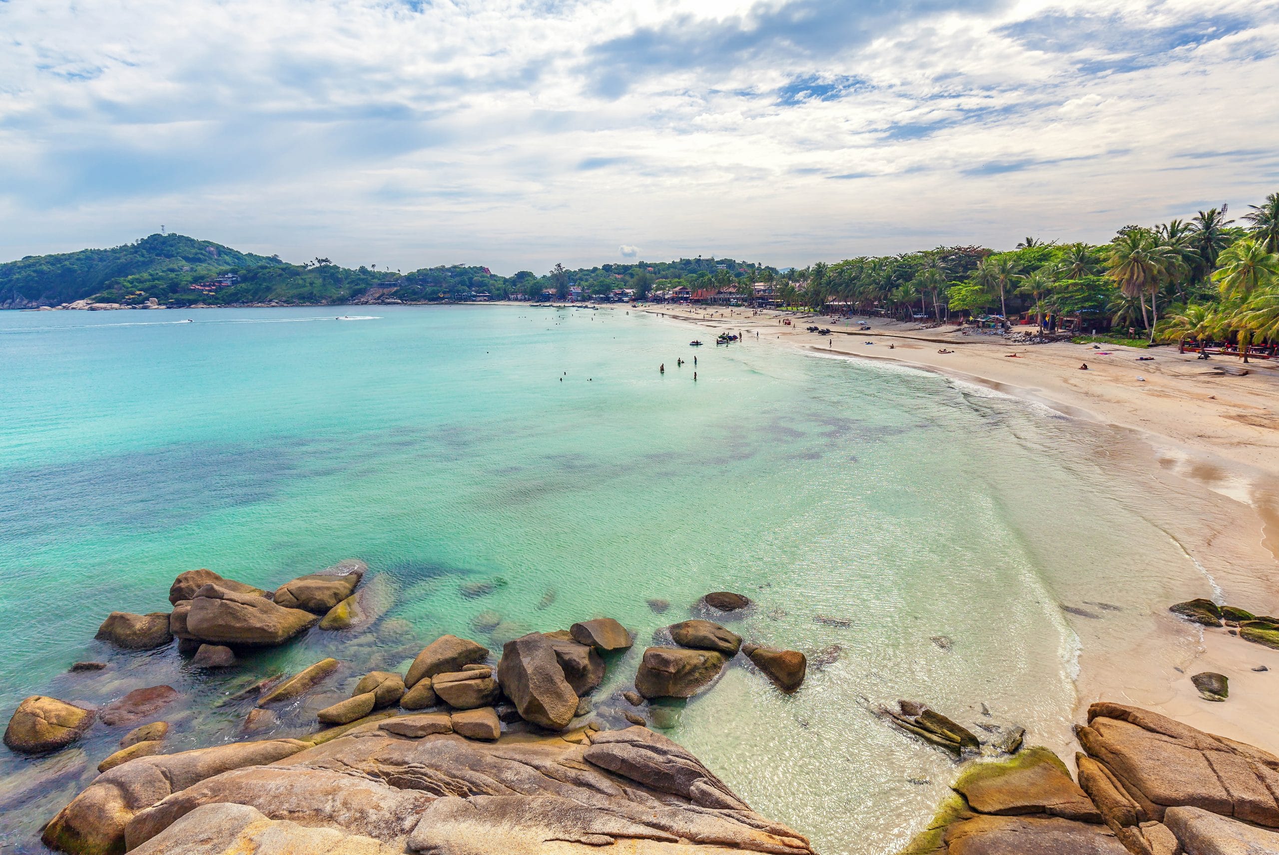 Beach Haad Rin at Koh Phangan, Thailand